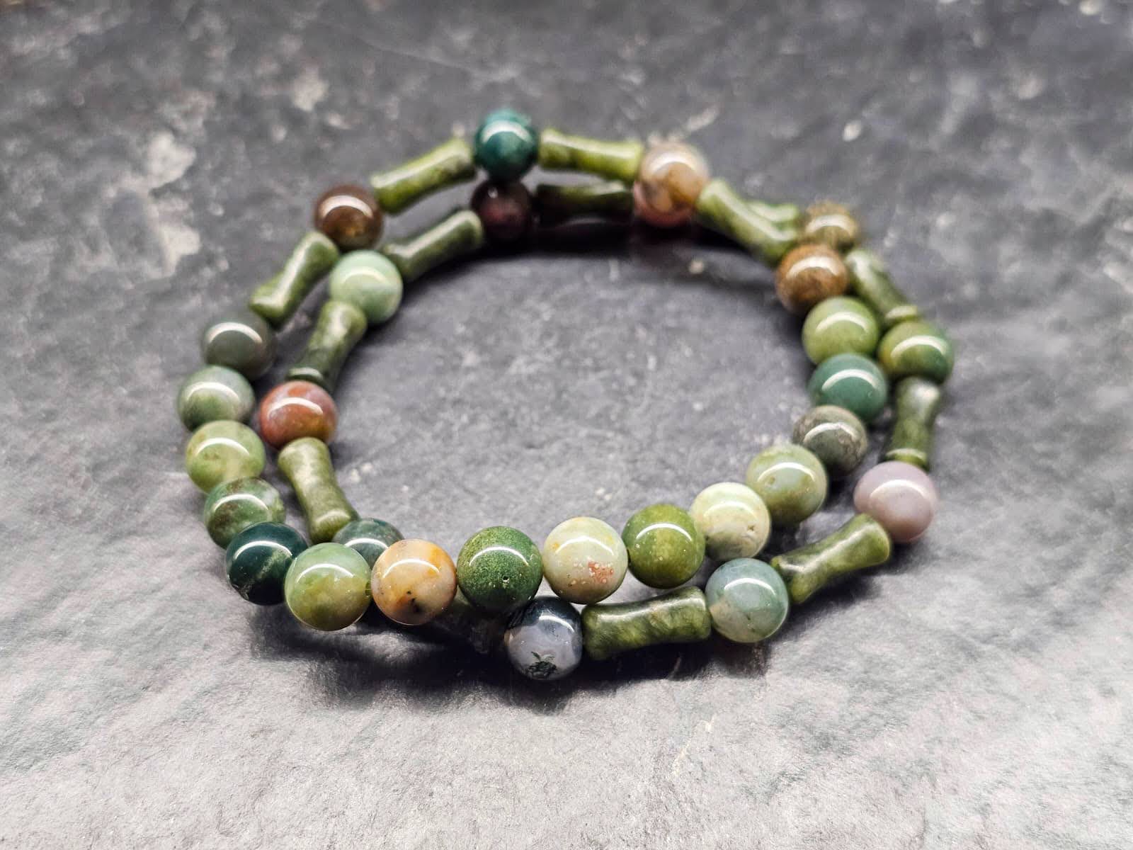 Bracelet (with Indian agate stones)